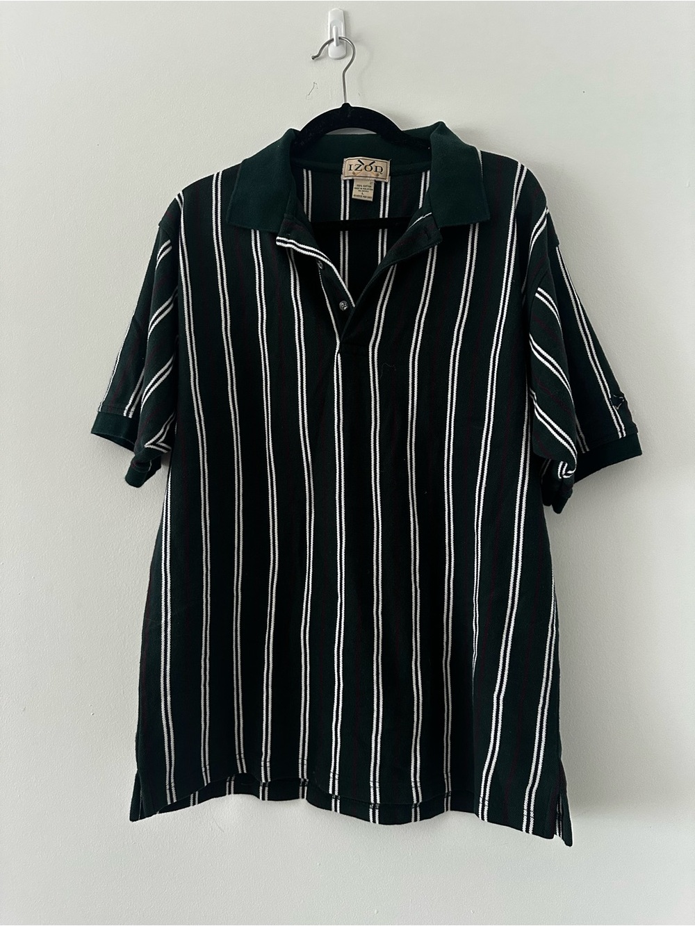 Vintage IZOD Knit Rugby Polo